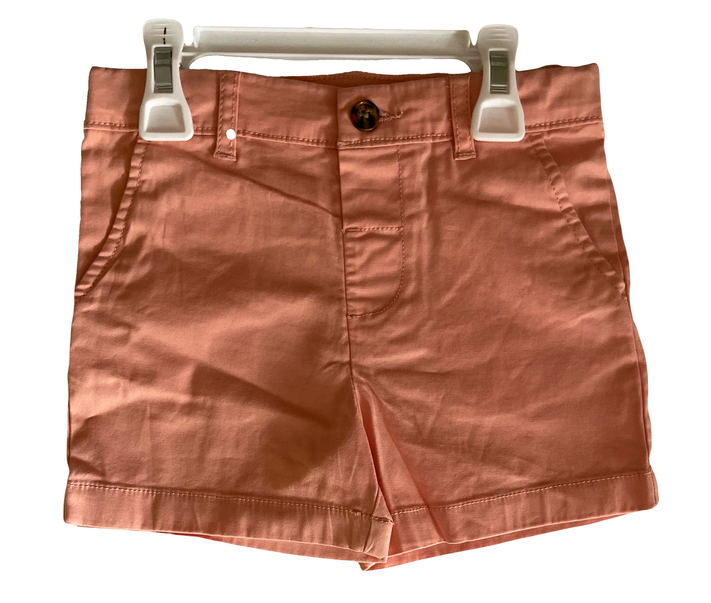 Plaid Long Sleeve Peach Pants Boy Set