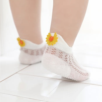 White Flower socks