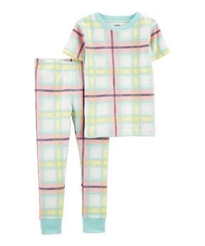 Plaid Cute Boy PJ's