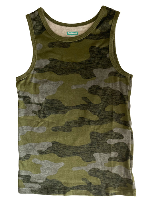 Army Print Boy Vest