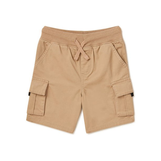 Solid cargo shorts